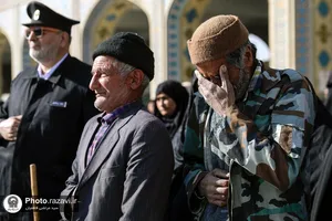 تشرف جمعی از اهالی روستای سیج به حرم مطهر رضوی