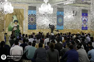 دیدار جمعی از دانشجویان با تولیت آستان قدس رضوی