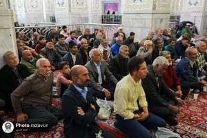 تشرف کاروان رزمندگان دفاع مقدس از خراسان جنوبی به حرم مطهر رضوی