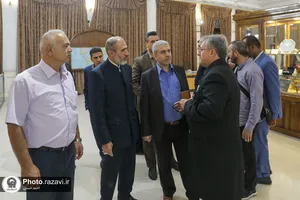 تشرف وزیر کار لبنان به حرم مطهر رضوی