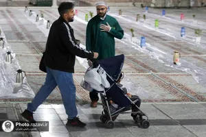 مراسم افطاری طرح ضیافت اکرام رضوی در باب الکاظم علیه&zwnj;السلام