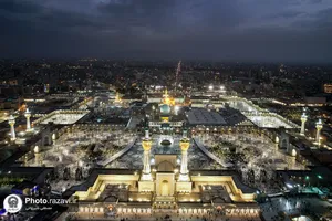 افتتاح پروژه ساماندهی نمای میدان قبله حرم مطهر رضوی-1