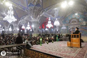 عزاداری شب شهادت امام هادی علیه&zwnj;السلام در حرم مطهر رضوی