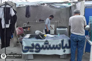 موکب &laquo;دارالکرامه&raquo; امام رضا علیه&zwnj;السلام در خیابان شارستان