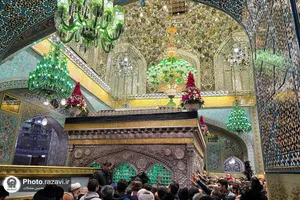 کتیبه های شهادت امام هادی علیه&zwnj;السلام در حرم مطهر رضوی