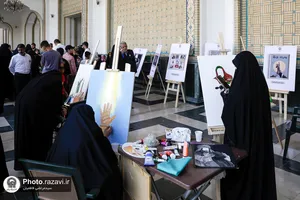 نمایشگاه خطاطی و نقاشی نوجوانان غیرایرانی