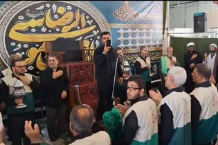 عزاداری پرشور سفیران امام مهربانی در کرمانشاه + فیلم