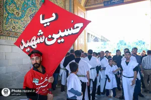 هیئت عزاداران خراسان جنوبی در حسینیه حرم