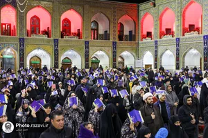 مراسم احیا شب بیست و یکم ماه مبارک رمضان در حرم مطهر رضوی - 3