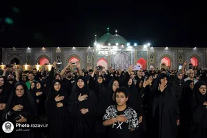 آئین خطبه&zwnj;خوانی شب عاشورا در حرم مطهر رضوی-2