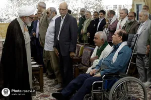 دیدار فرماندهان و پیشکسوتان دفاع مقدس با تولیت آستان قدس رضوی