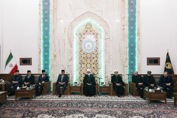 دیدار هیئت بلندپایه کشور اندونزی با تولیت آستان قدس رضوی