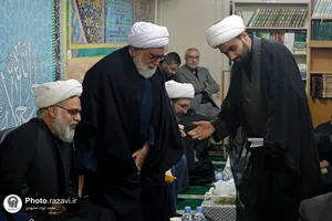 حضور تولیت آستان قدس رضوی در مدرسه علمیه امام خمینی (ره) مشهد