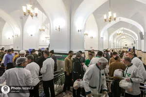 اعتکاف نوجوانان در حرم مطهر رضوی