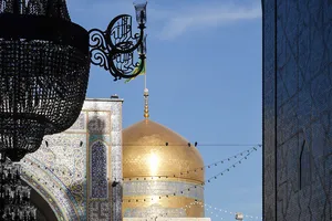 نقش نام امیرالمومنین در حرم مطهر رضوی