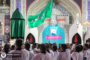 عزاداری هیأت مذهبی استان کرمان در حسینیه حرم