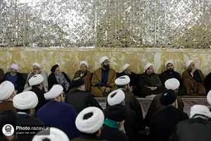 دیدار اعضاء مجمع خطبای حوزه علمیه خراسان با تولیت آستان قدس رضوی