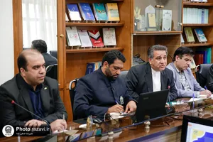 دیدار مدیران قافله سالار کراچی با مدیران بین&zwnj;الملل آستان قدس رضوی