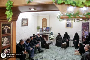 دیدار تولیت آستان قدس رضوی با خانواده شهدای حملات تروریستی رژیم صهیونیستی