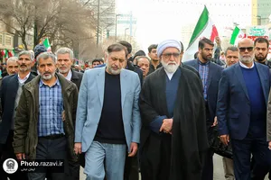 راهپیمایی پرشکوه 22 بهمن در مشهد