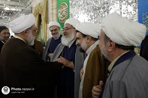 آیین اعطای احکام خدام حرم مطهر رضوی