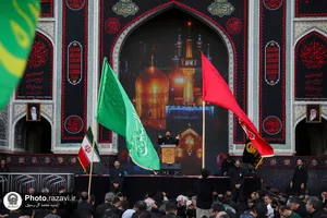اجتماع عزاداران رضوی در حرم مطهر رضوی