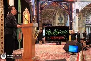 عزاداری سنتی شب ششم محرم در &laquo;حسینیه حرم&raquo;