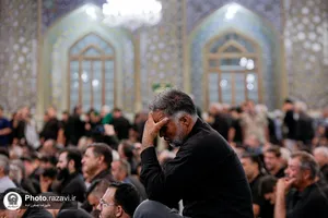 مراسم چهارپایه خوانی در حرم مطهر رضوی