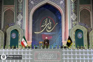 مراسم احیاء شب بیست و یکم ماه رمضان در حرم مطهر رضوی - 1
