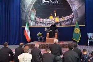 برگزاری مراسم عزاداری دهه اول محرم در حسینیه اعظم هلال رضوی ارومیه/ گزارش تصویری