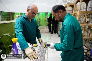 پروژه مرمت و بازسازی پنجره رواق حضرت معصومه(س)