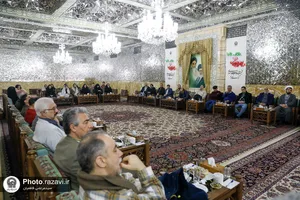 دیدار اساتید دانشگاه هنر تهران با تولیت آستان قدس رضوی