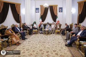 استقبال از شیوخ عشایر خوزستان در فرودگاه شهید هاشمی&zwnj;نژاد مشهد
