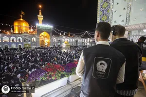 پوشش رسانه ای مراسم تحویل سال در حرم مطهر رضوی