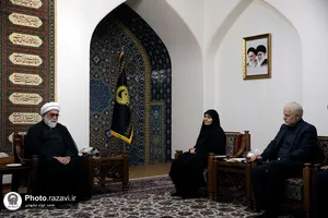 دیدار وزرای امور خارجه و راه و شهرسازی با تولیت آستان قدس رضوی