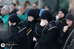عزاداری روز شهادت امام سجاد در حرم مطهر رضوی