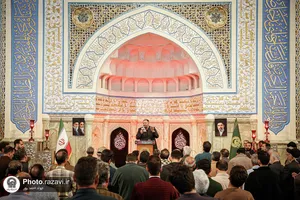 عزاداری شهادت حضرت زهرا سلام&zwnj;الله علیها در رواق امام خمینی (ره)
