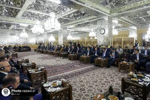 دیدار شرکت کنندگان بیست و هشتمین اجلاسیه سازمان اکو با تولیت آستان قدس رضوی-1