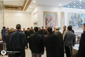 بازدید کارکنان آستان قدس از موسسات موقوفه خدمات زائر رضوی