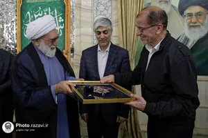 دیدار جمعی از ورزشکاران با تولیت آستان قدس رضوی