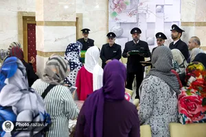 حضور جمعی از خدام حرم در مرکز نابینایان امام رضا علیه السلام