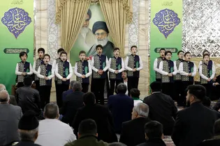 جشن روز میلاد امیرالمومنین در حرم مطهر رضوی
