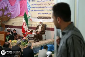 حضور تولیت آستان قدس رضوی در جمع طلاب حوزه علمیه فریمان