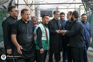 بازدید قائم مقام تولیت آستان قدس رضوی از موکب آبادانی&zwnj;ها