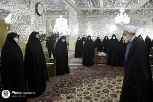 دیدار بانوان شاغل در آستان با تولیت آستان قدس رضوی