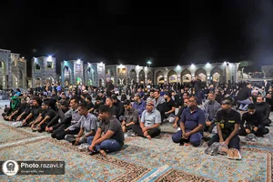 عزاداری هیئت&zwnj;های مذهبی استان هرمزگان در حرم مطهر رضوی