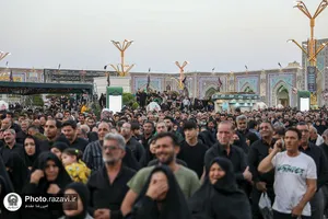 آیین چهارپایه خوانی روز شهادت امام رضا علیه&zwnj;السلام در حرم مطهر رضوی -2