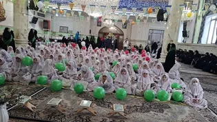 برگزاری جشن تکلیف «دختر ماه» در تبریز