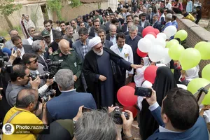 حضور اهالی رسانه در آیین بهره&zwnj;برداری از 15 پروژه بنیاد کرامت رضوی در روستای هندل آباد