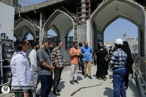 بازدید داوران و برگزیدگان جشنواره امام رضا علیه السلام از پروژه های عمرانی آستان قدس رضوی